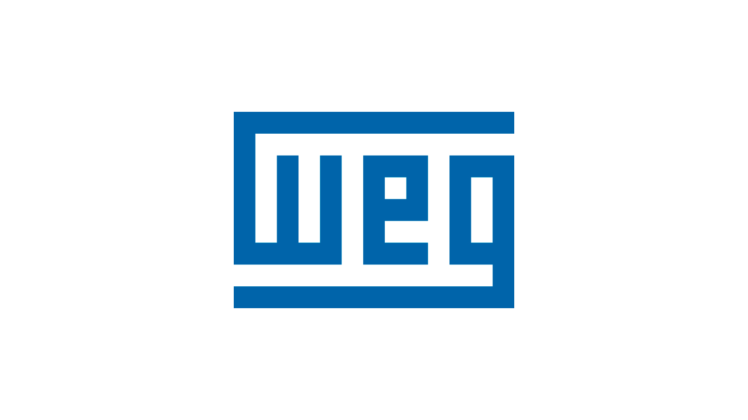 Grafika zawierająca logo firmy WEG.